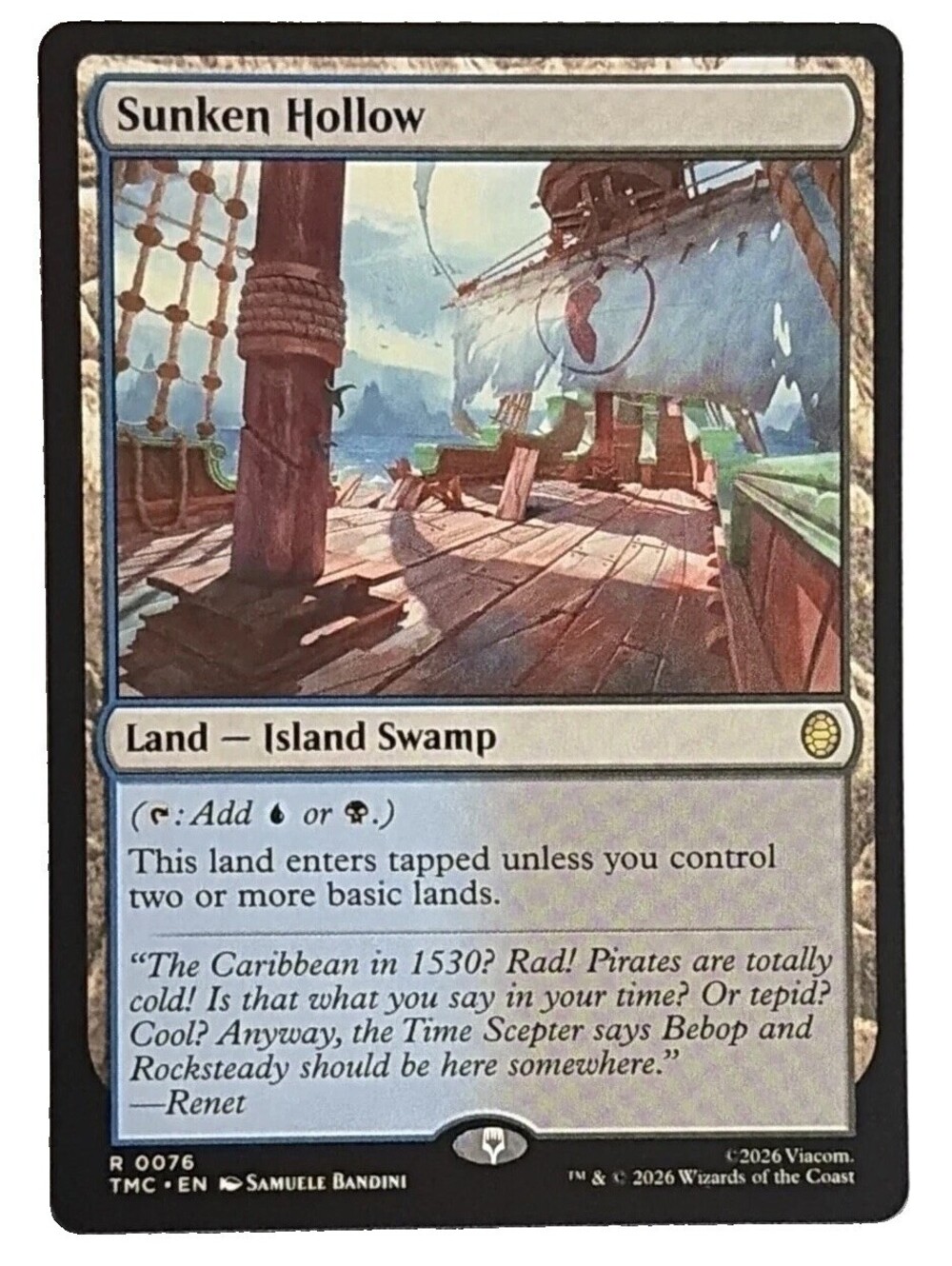 Sunken Hollow Commander: Teenage Mutant Ninja Turtles Regular